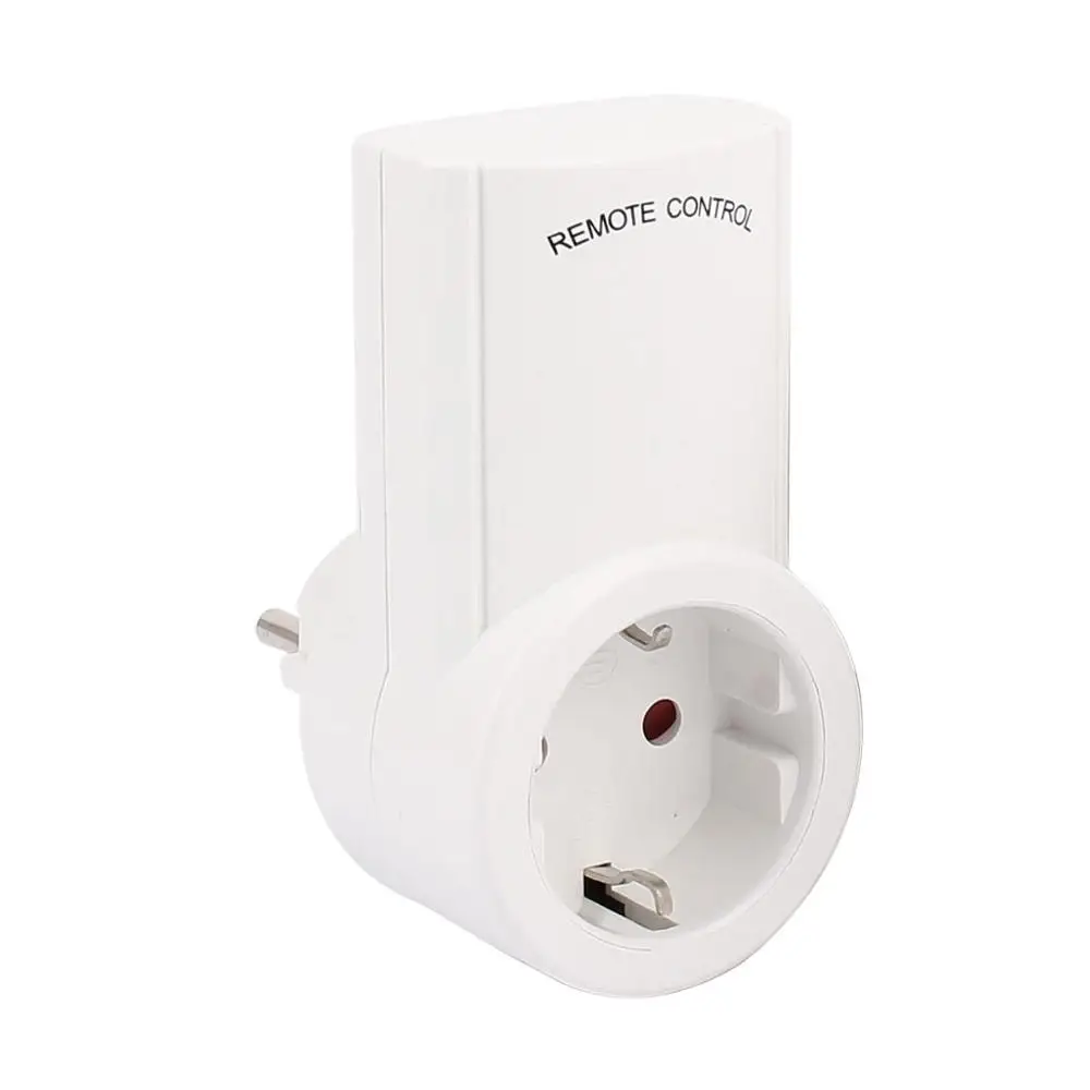 1 socket Штепсельная Вилка европейского стандарта, беспроводной пульт дистанционного управления, розетка, светильник, розетка, пульт дистанционного управления, штепсельная вилка европейского стандарта, новейшая - Цвет: 1 socket