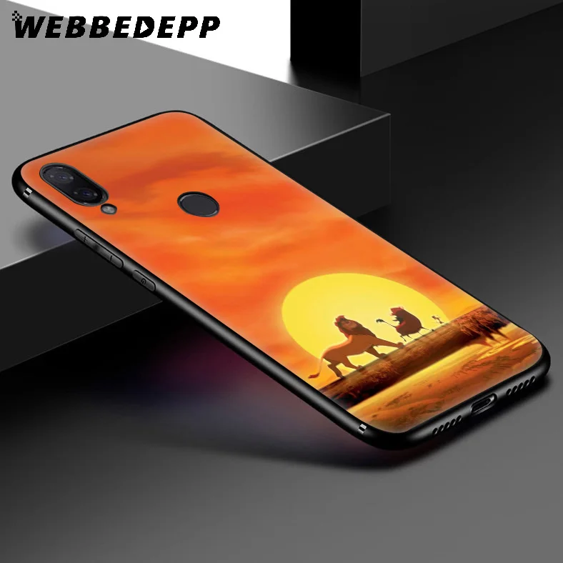 Мягкий чехол WEBBEDEPP Lion King для Xiaomi Redmi K20 7A 4A 4X5 5A 6 6A S2 Note 8 4 7 Pro Plus Prime |