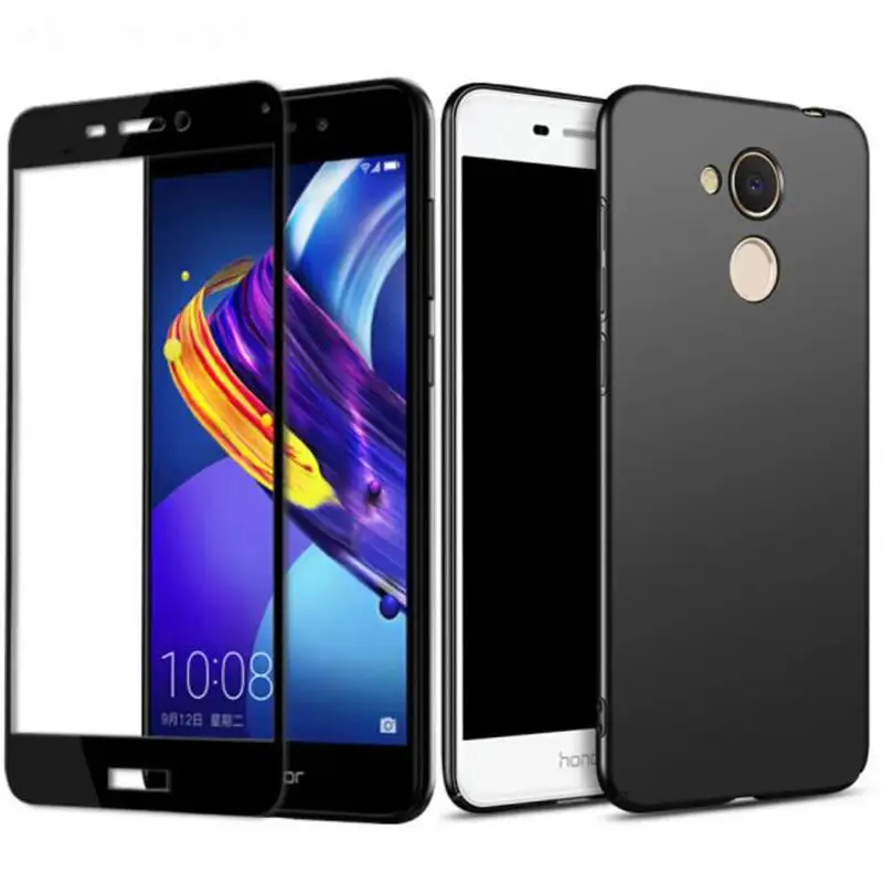 Ультратонкий жесткий чехол для Huawei Honor 6C NOVA Smart Phone + Полное Защитное стекло |