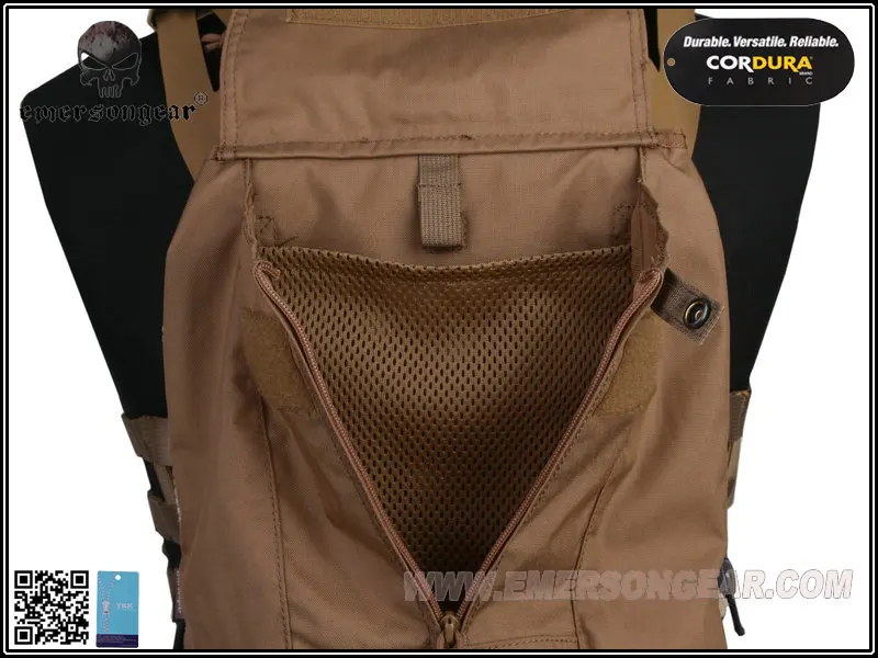 Сумка Emersongear на молнии для AVS JPC2.0 CPC тактический жилет зеленая сумка EM8348FG|vest pouches|vest