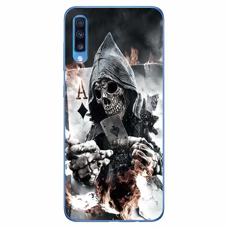 Case For Samsung Galaxy A70 Patterned TPU Soft Shell A 70 SM-A705F A705F A705 Phone Back Cover |