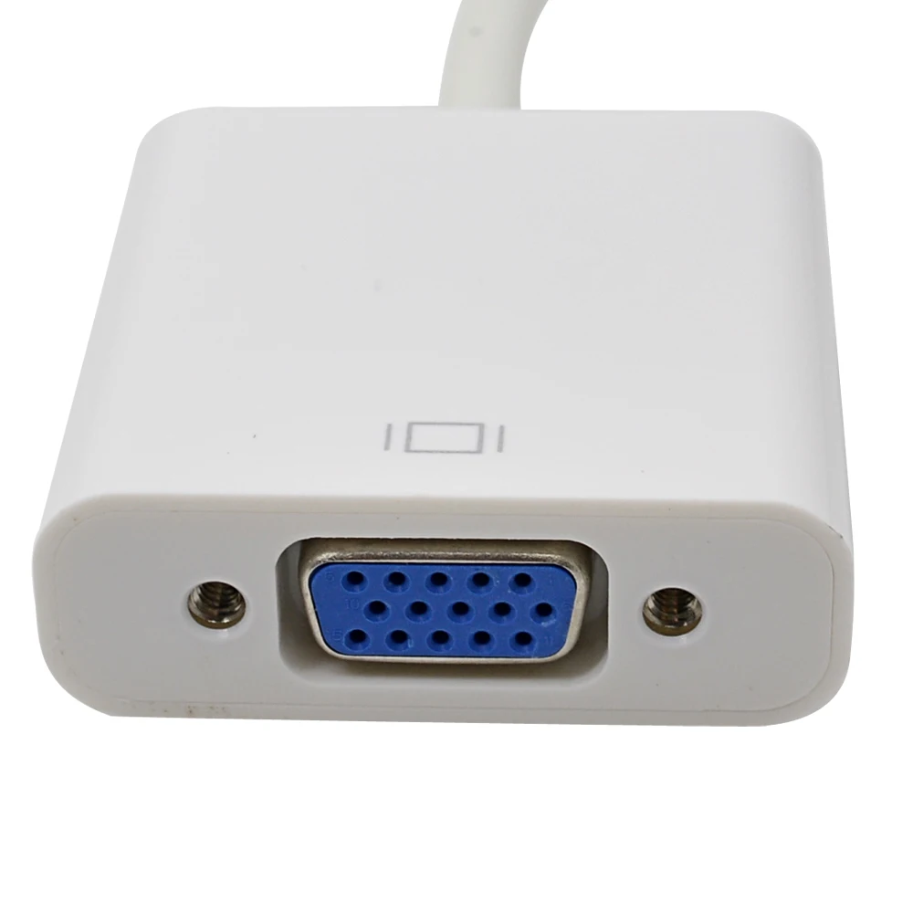 Кабель адаптер TISHRIC для MacBook Air Pro iMac Mini Thunderbolt Display Port DP VGA 1080P|adapter flash|adaptadapt manual |