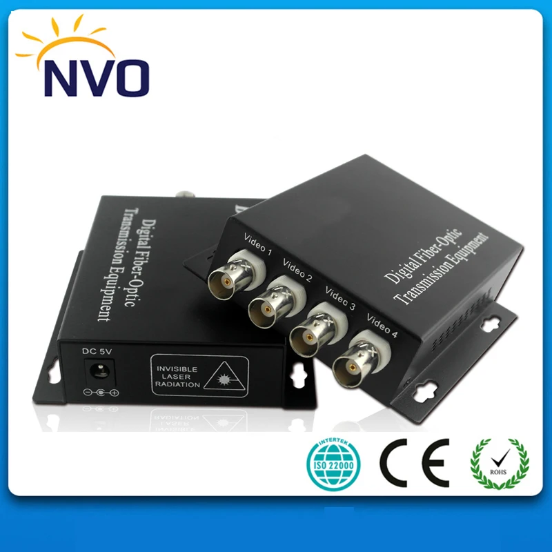 Мм расстояние: 2 км разъем: SC евро зарядка 4CH видео мини волоконный передатчик и
