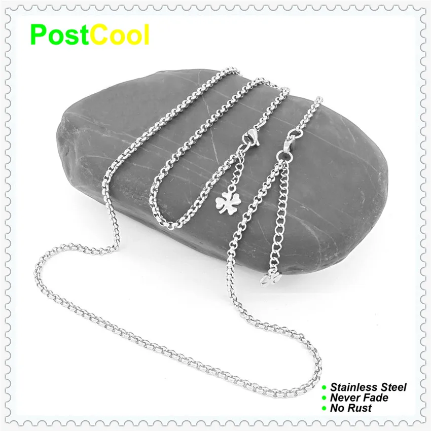 Ширина цепи 3 мм жемчужный стиль Модные Ювелирные наборы 100% Нержавеющая сталь