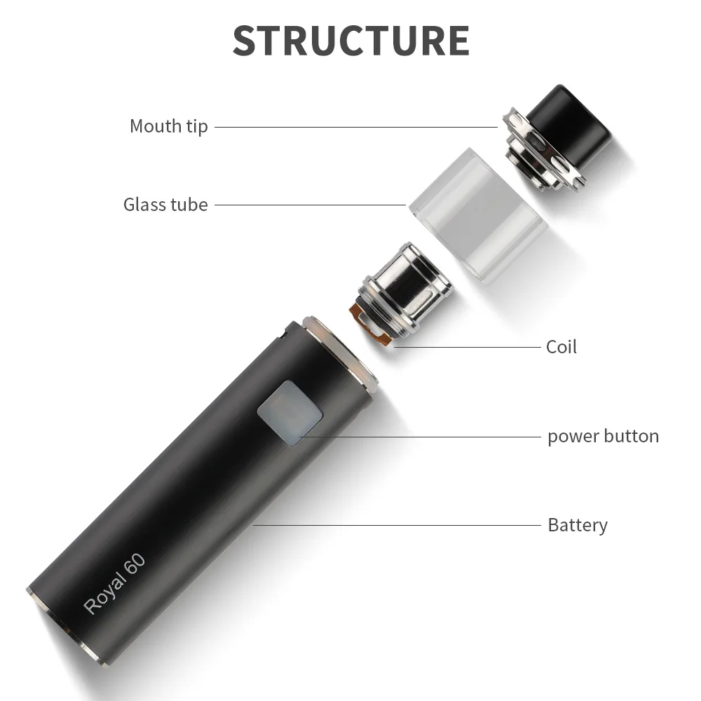 Новинка 2019 Jomotech 60w Vape Pen kit 2200mah батарея электронная сигарета испаритель vapor 2 0 мл
