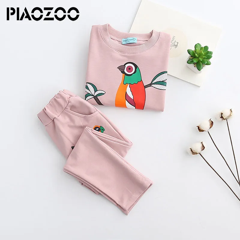 Милая Одежда для девочек детский хлопковый топ с длинными рукавами украшенный