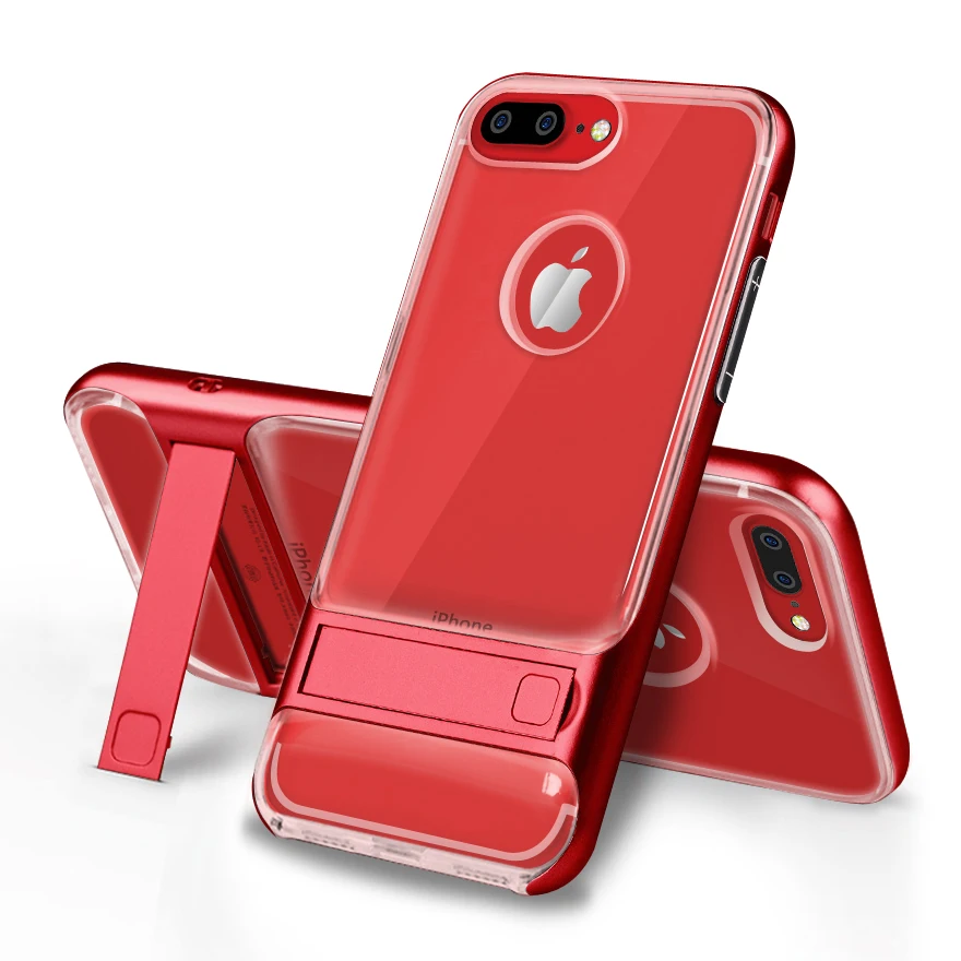 Для iPhone 7 Case Shell Гибридный Двойной Слой Амортизирующие Броня Чехол с Kickstand для Apple