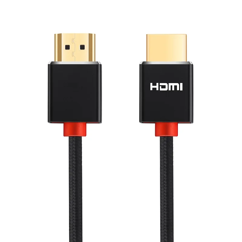 Черный Lungfish высокоскоростной HDMI кабель с ARC Ethernet новейший стандарт поддерживает 1080p 3D Аудио возврат, Ultra HD 1 м 2 м 3 м 5 м 10 м - Цвет: Черный