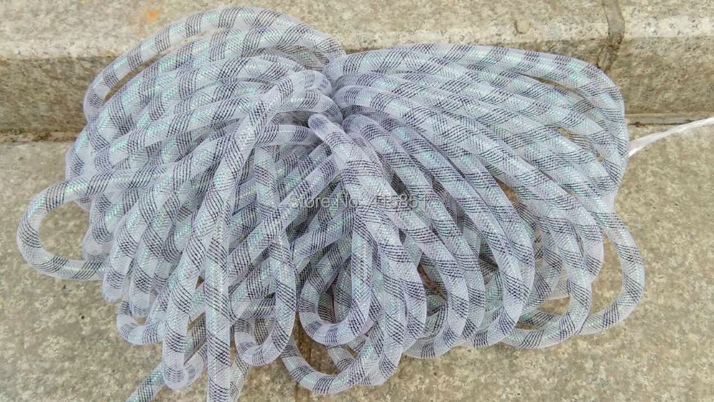 

Белая, серебристая, цветная, диаметр 16 мм, труба CRIN Festival Hearwear, оплетка, обрезка, трубчатая кринолин, 90 ярдов, бесплатная доставка