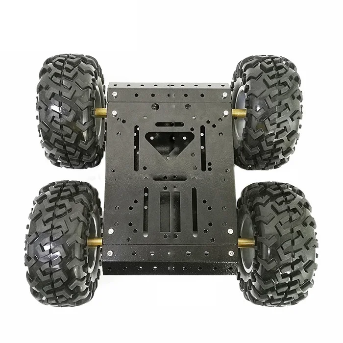 Сделайэто C3 4WD умный робот автомобиль с высоким Hardess из Сталь 4 фута DC 12 V двигатель