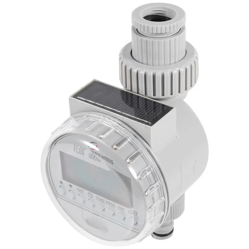 

Automatic Irrigation Watering Timers Garden Solar Power Watering Timer Programmable LCD Display Hose Timers Irrigation System