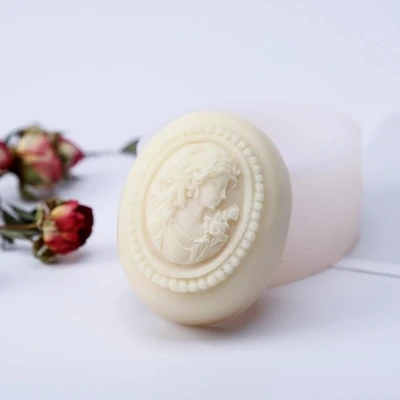 Силиконовые формы PRZY форма для мыла эллиптические женские силиконовые 3d