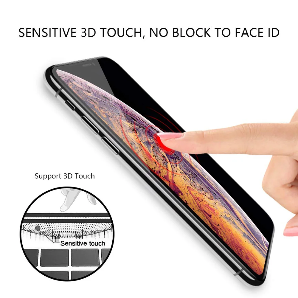 Foaber лучшая для телефона 11 Pro X Xs Max Xr полная закаленная Защитная стеклянная пленка