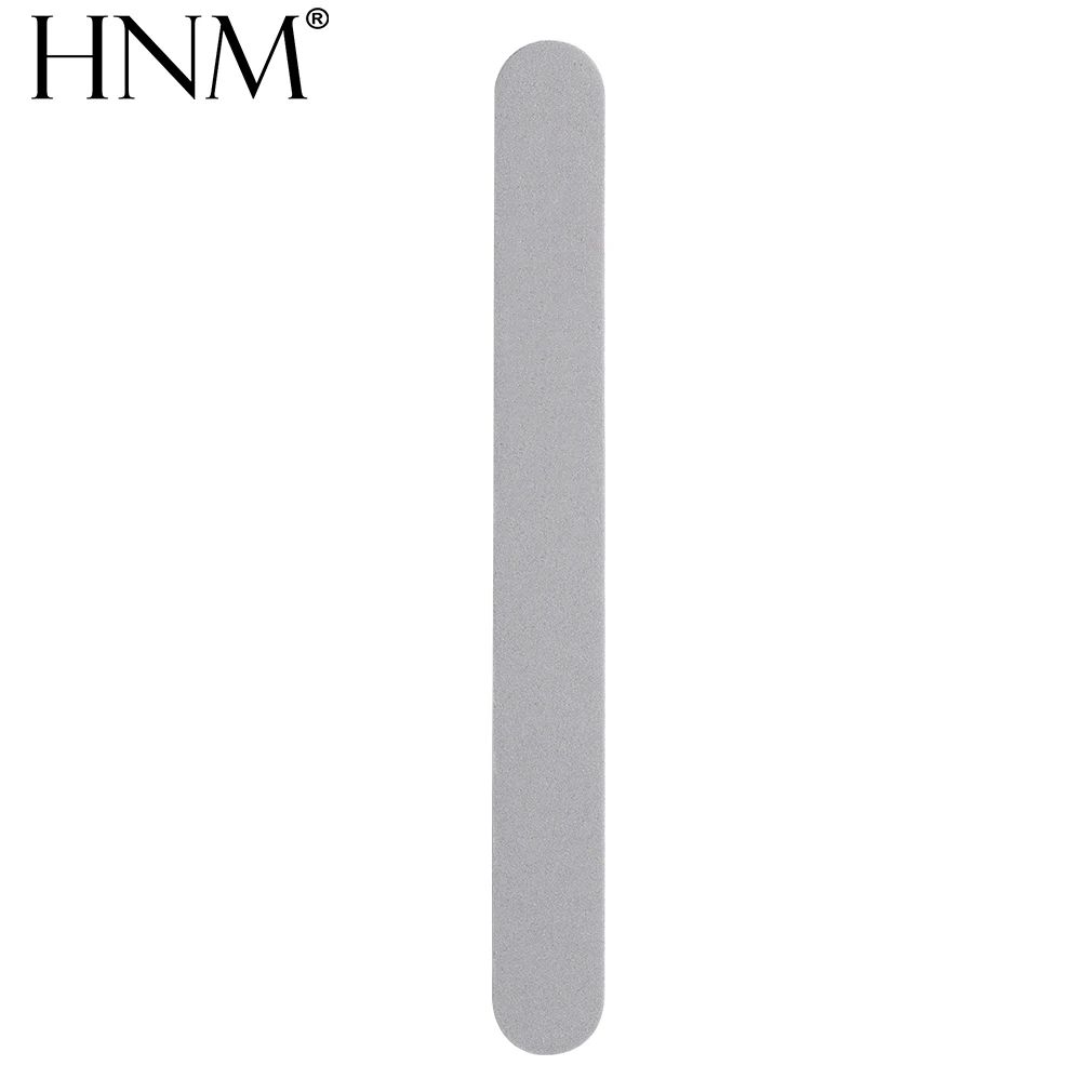 Grey HNM 100/180 пилочка для ногтей, цветная пилочка для маникюра, салона, буфера для шлифовки, пилка для ногтей, инструмент для полировки, 2-полосная Полировочная пилка - Цвет: Grey
