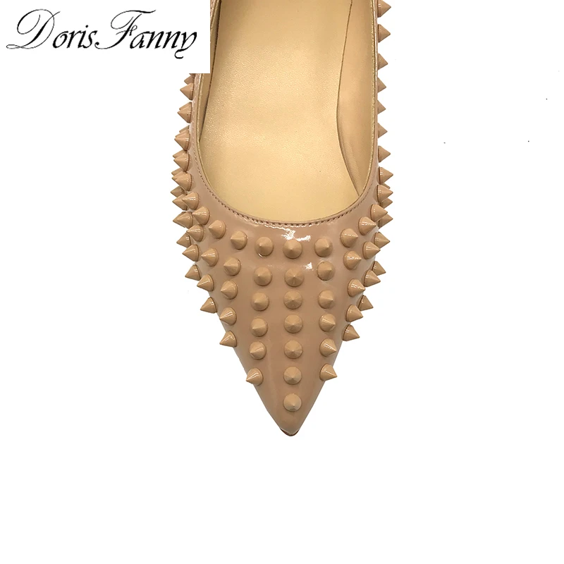 Женские туфли на плоской подошве DorisFanny повседневные дизайнерские с заостренным