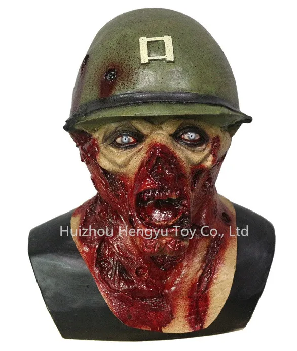 Армейский капитан Leister вращающийся шлем зомби маска для Хэллоуина|helmet face mask|helmet
