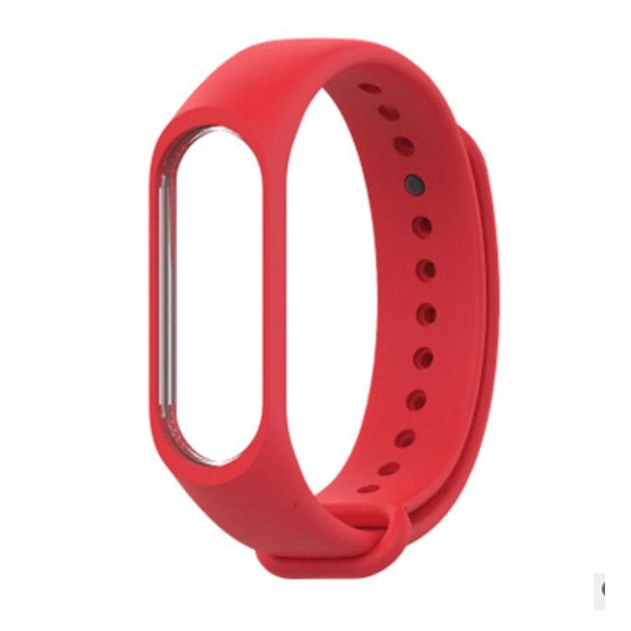 Xiaomi mi band 4 mi band 3 mi band 3/4, красочные браслеты, умный ремешок, прочная защитная пленка для экрана, для Xiaomi mi Band 3/4 - Цвет: Red