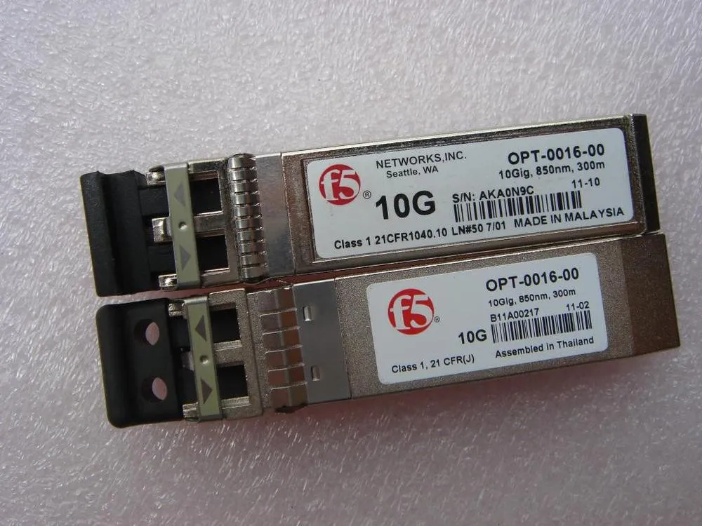 

F5 OPT-0016-00 10Gig 850nm 300m SFP + волоконно-оптический модуль оборудования