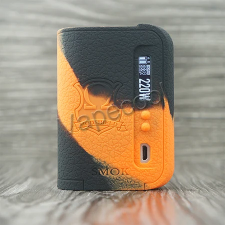 2 шт. чехол smok osub king 220 Вт или силиконовый резиновый чехол-накладка для Smoktech osub king 220 Вт vape mod - Цвет: Black orange