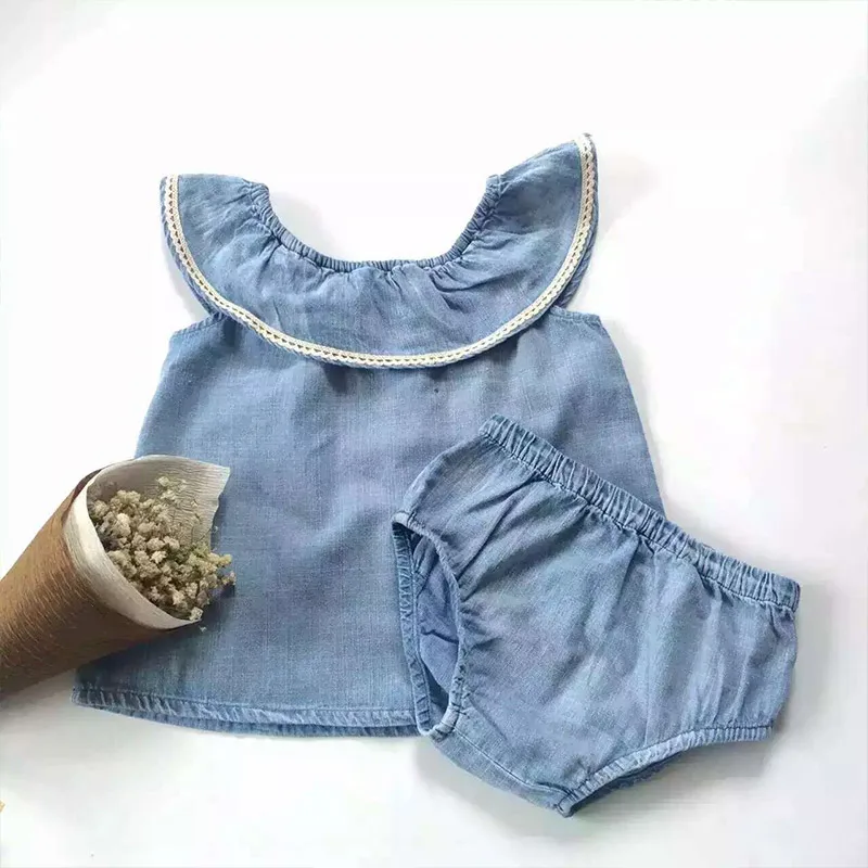 Новинка 2016 модная летняя детская Милая футболка без рукавов + трусы одежда для