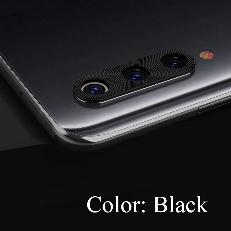 Blak Металлический защищающий чехол для камеры для Xiaomi mi9 SE Защита камеры для Xiaomi mi8 SE Алюминиевый металлический материал лучше, чем стекло - Цвет: Blak