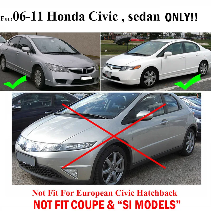 Брызговики передние и задние для Honda Civic 2006 2011|rear mud flap|mud flapsfront flaps |