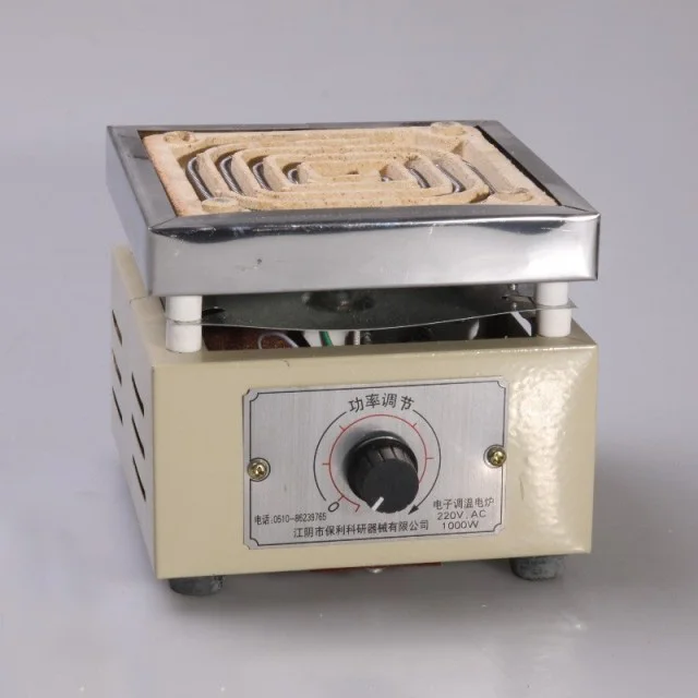 Электрическая печь 1000 Вт с одним подключением терморегуляцией затемнением для