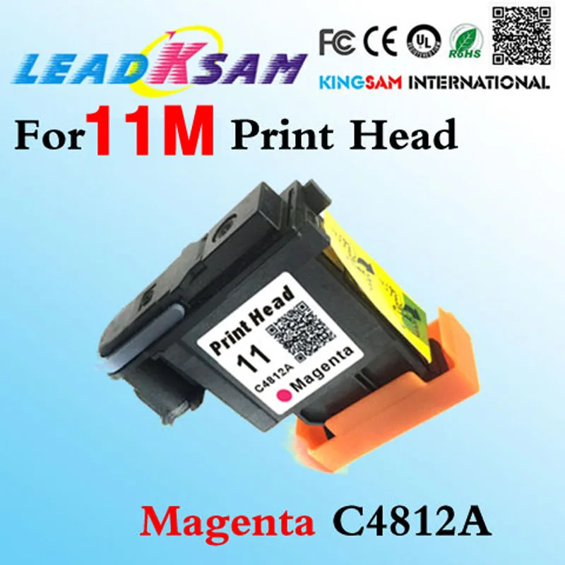 Печатающая головка пурпурная совместимая с hp11 C4812A 100/120/20/hp500/510/50/70/800/815/820 1