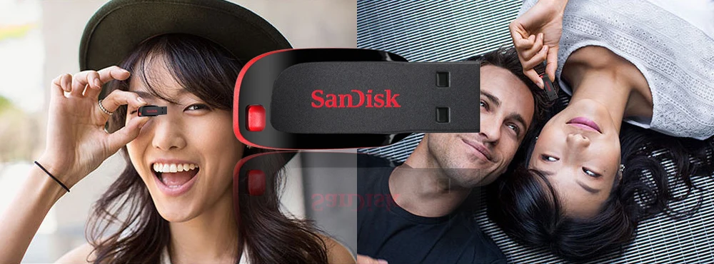 SanDisk USB флэш-накопитель форма лезвия U диск 4 ГБ 8 ГБ 16 ГБ 32 ГБ 64 ГБ 128 ГБ флеш-накопитель USB 2,0 карта памяти SDCZ50 для планшета и телефона