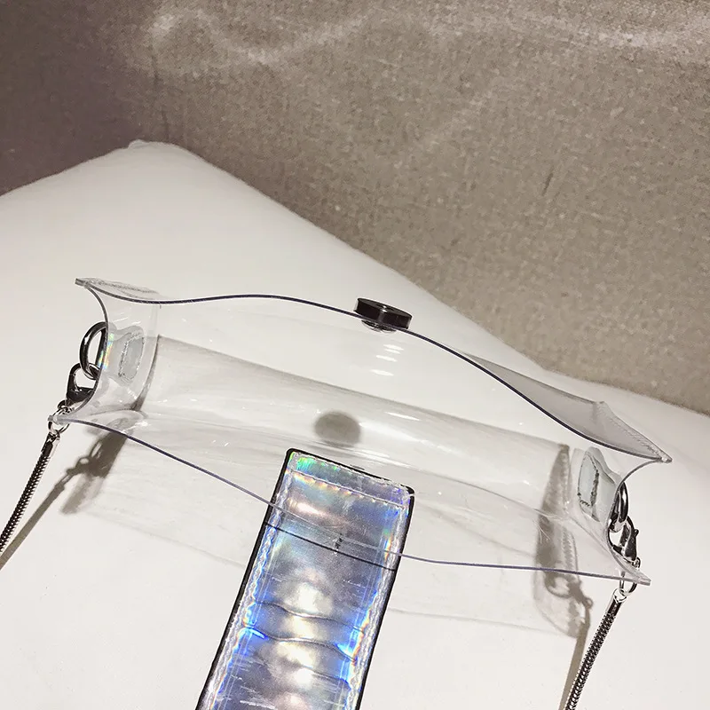 Прозрачная женская сумка 2018 новая Желейная посылка для карт кошелек Женская