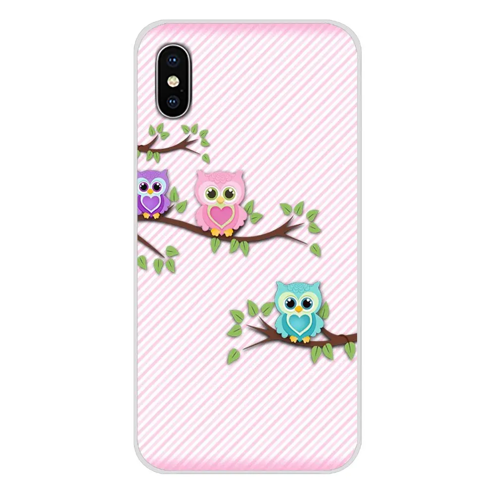 Милые Мультяшные совы для Motorola Moto X4 E4 E5 G5 G5S G6 Z Z2 Z3 G3 G2 C Play Plus Аксессуары чехлы