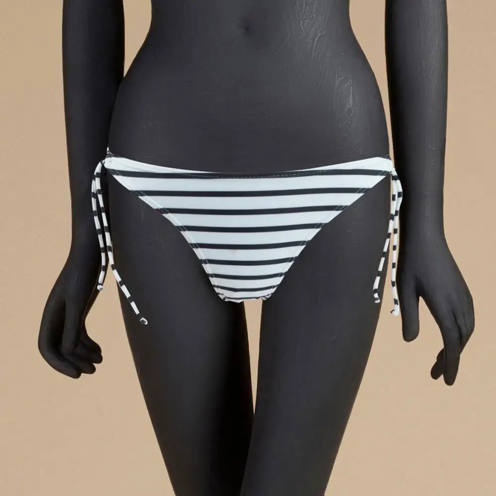 TASHEHE бикини с завязками сбоку для женщин 2016 летняя однотонная одежда плавания на