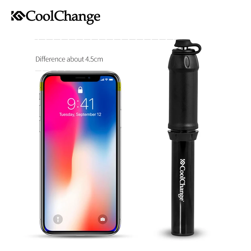 Велосипедный мини насос CoolChange ультралегкий портативный велосипедный воздушный