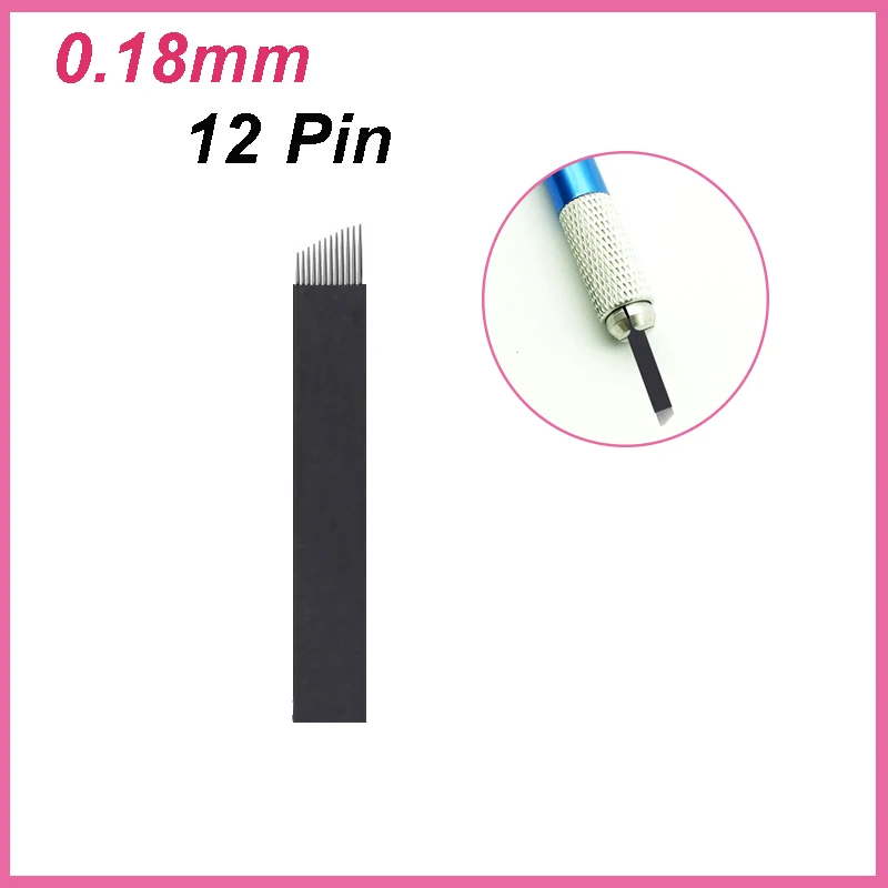 

Lamina Agulhas Tebori 7 9 11 12 14 Flex Tattoo Needle Microblading Needles Blade for Permanent Makeup Eyebrow Manual Eyebrow Pen