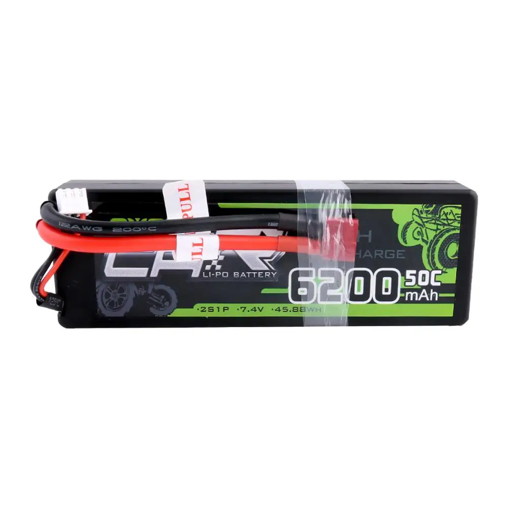Ovonic RC автомобиль Батарея 6200 мАч 7,4 В LiPo 2S 50C Max 100C Батарея пакет на колесиках для 1:8 1:10 Размеры Bandit Emaxx слэш HPI RC автомобиль