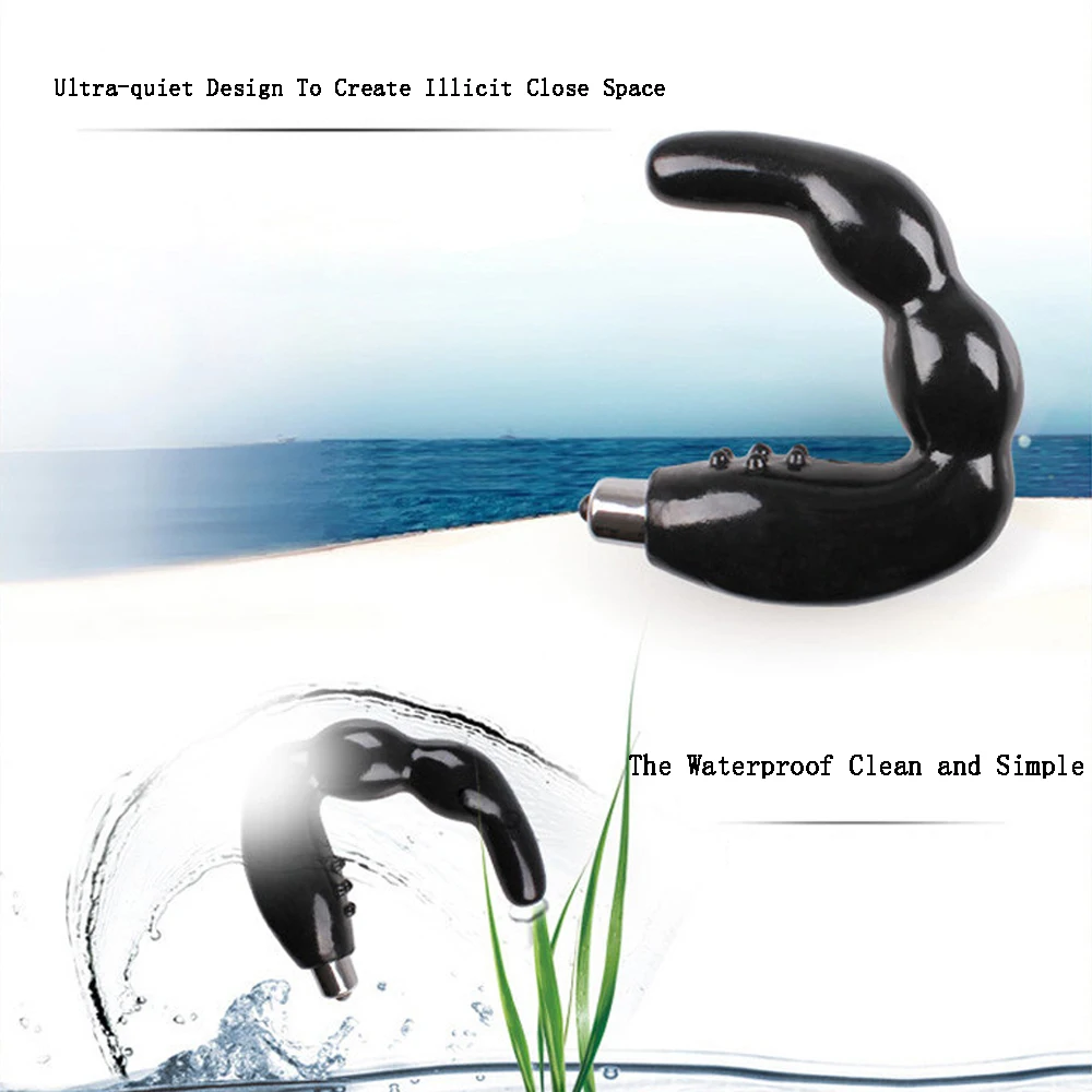 Массажер-вибратор для простаты мужчин Анальная пробка водонепроницаемый с