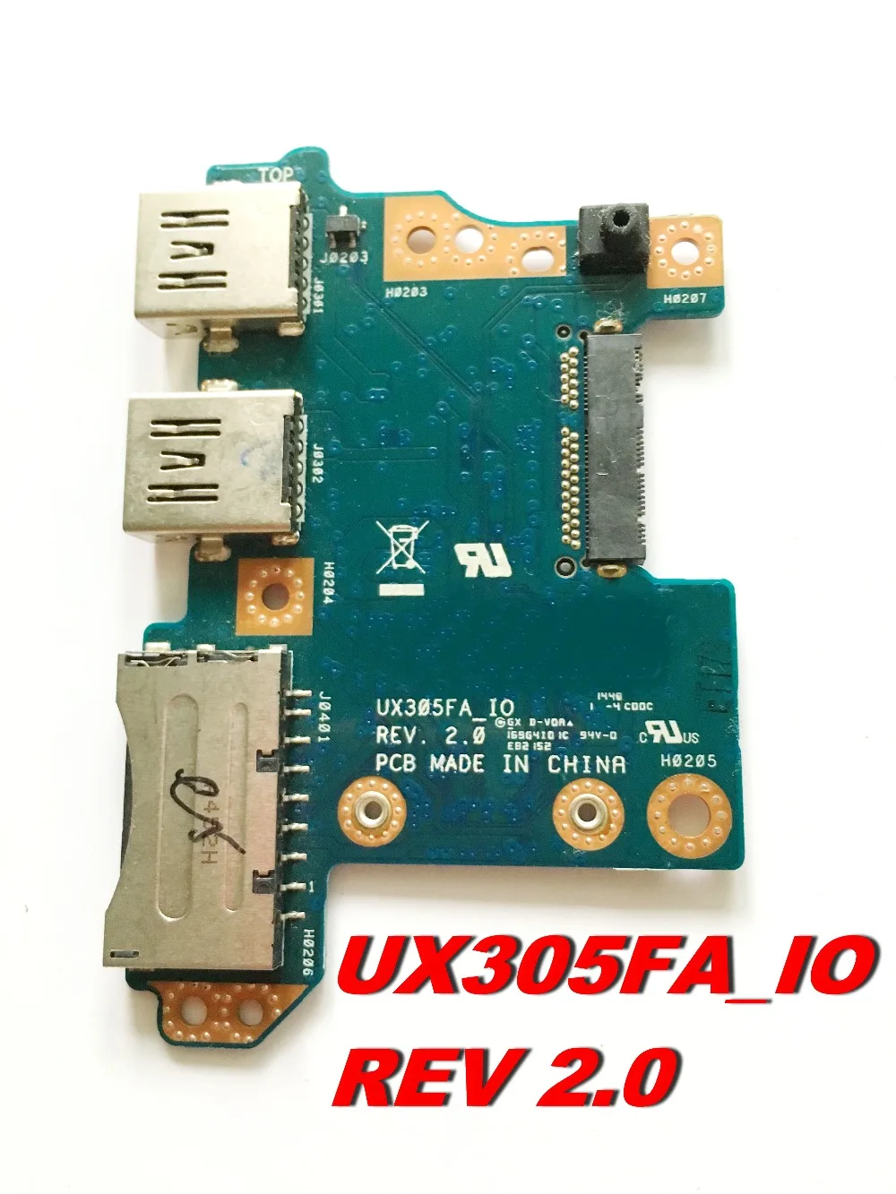 

Оригинал для ASUS UX305FA USB и Reade плата UX305CA_IO REV 2,0 протестирована хорошая бесплатная доставка