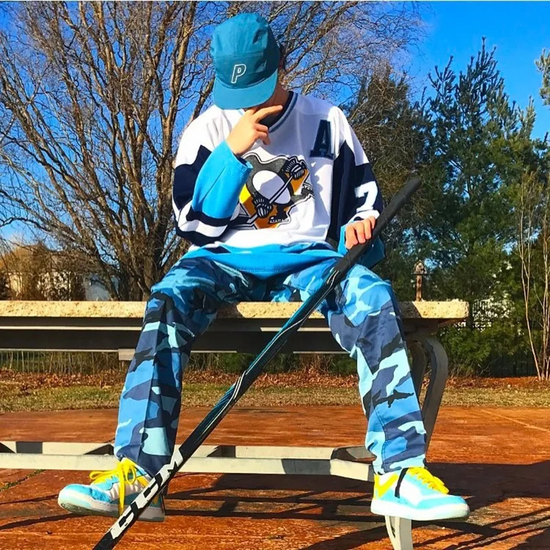 Мужские и женские камуфляжные брюки-карго FCCEXIO оранжевые или розовые