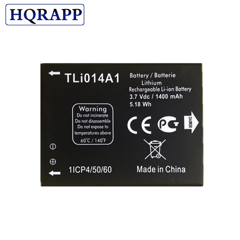Аккумулятор телефона Tli014A1 для Alcatel One Touch Glory 2, 4010 TPOP, 4010D TPOP, 4030D s'POP, 5020D M'POP, MTC 970, 972