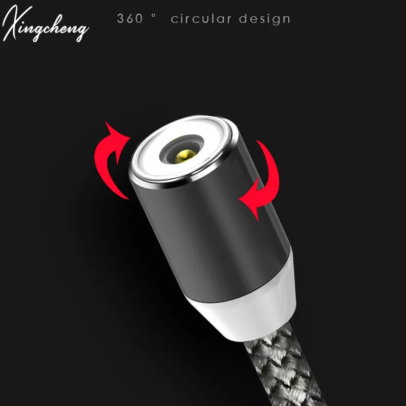 Micro USB кабель Магнитная Зарядное устройство для Xiaomi huawei Android мобильный телефон type c