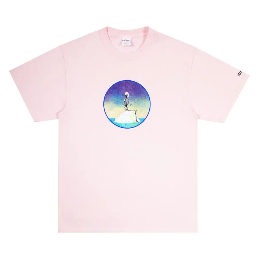 pink 19SS NOAH футболки маленький карман Логотип Хлопок Топ tess хип хоп Мода Летний стиль Повседневная Уличная футболка xxxtentacion - Цвет: pink