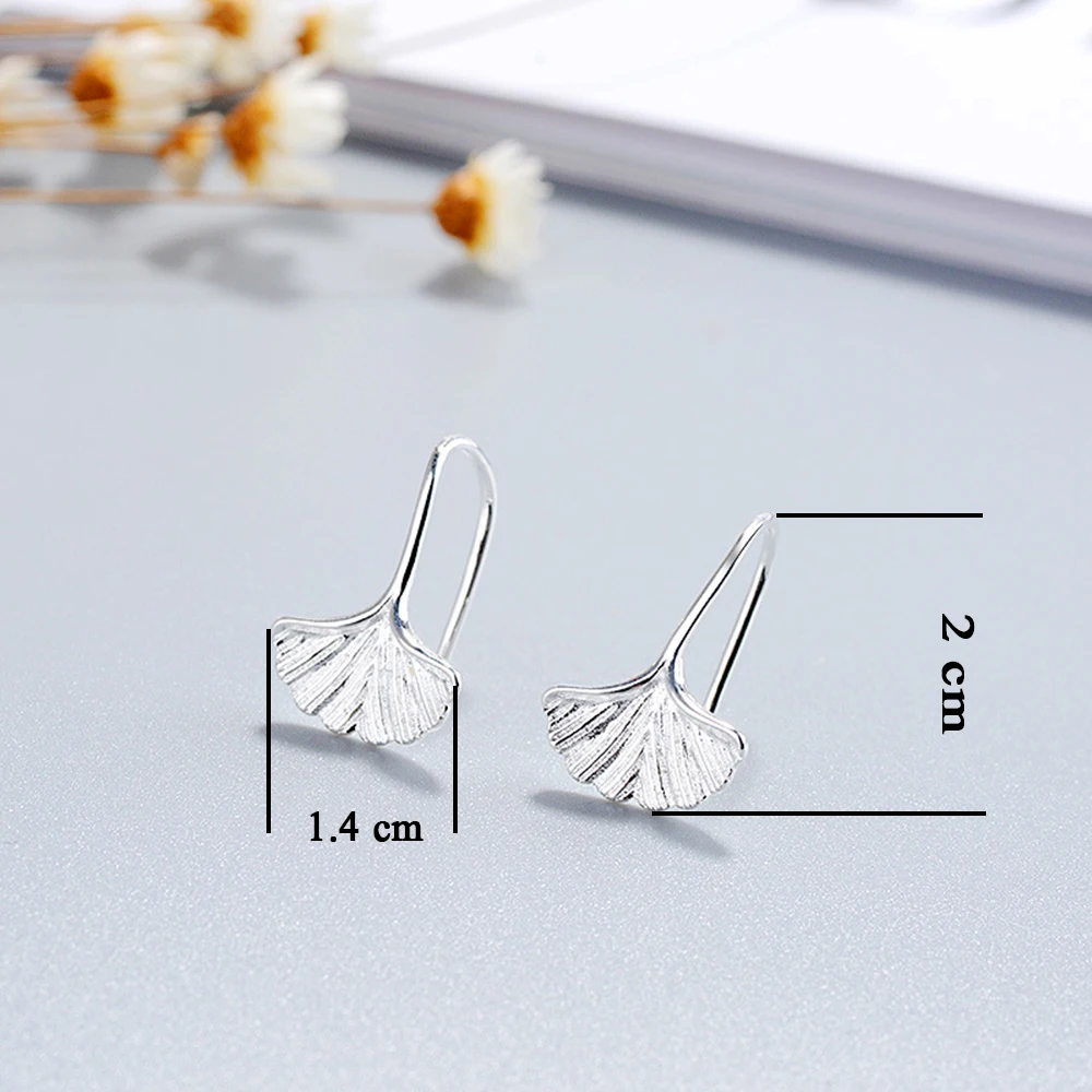 XZP романтические висячие серьги гинкго билоба длинные цепочки свободной формы