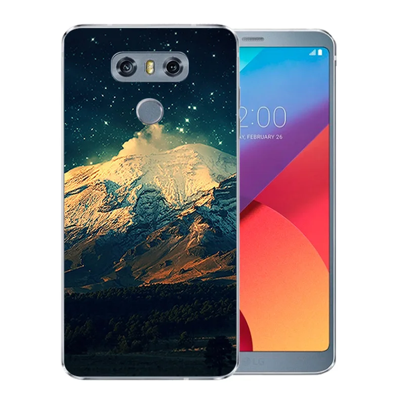 Чехол для телефона 5 7 дюйма LG G6 мягкий силиконовый гель из ТПУ LGG6 задняя крышка с
