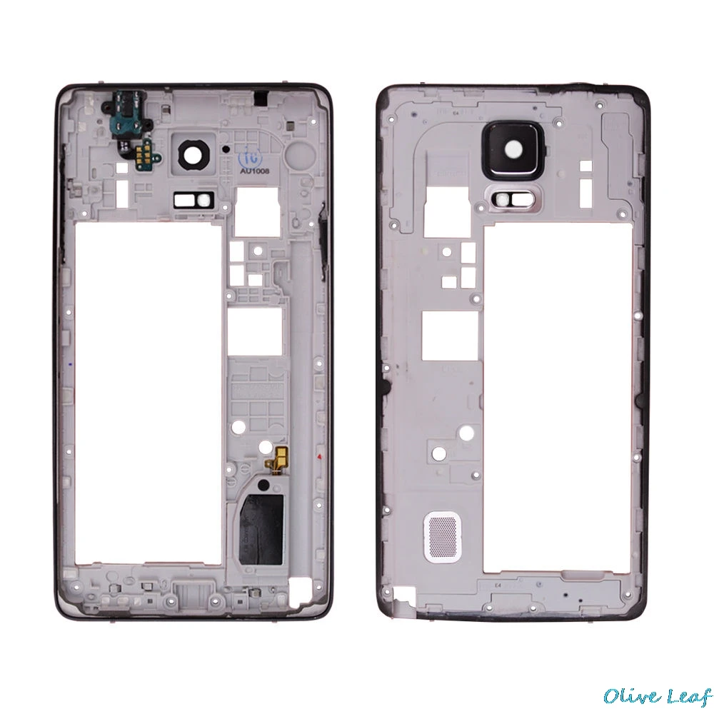 Замена высокого качества средняя рамка для samsung Galaxy Note 4 N910F N910A средний корпус
