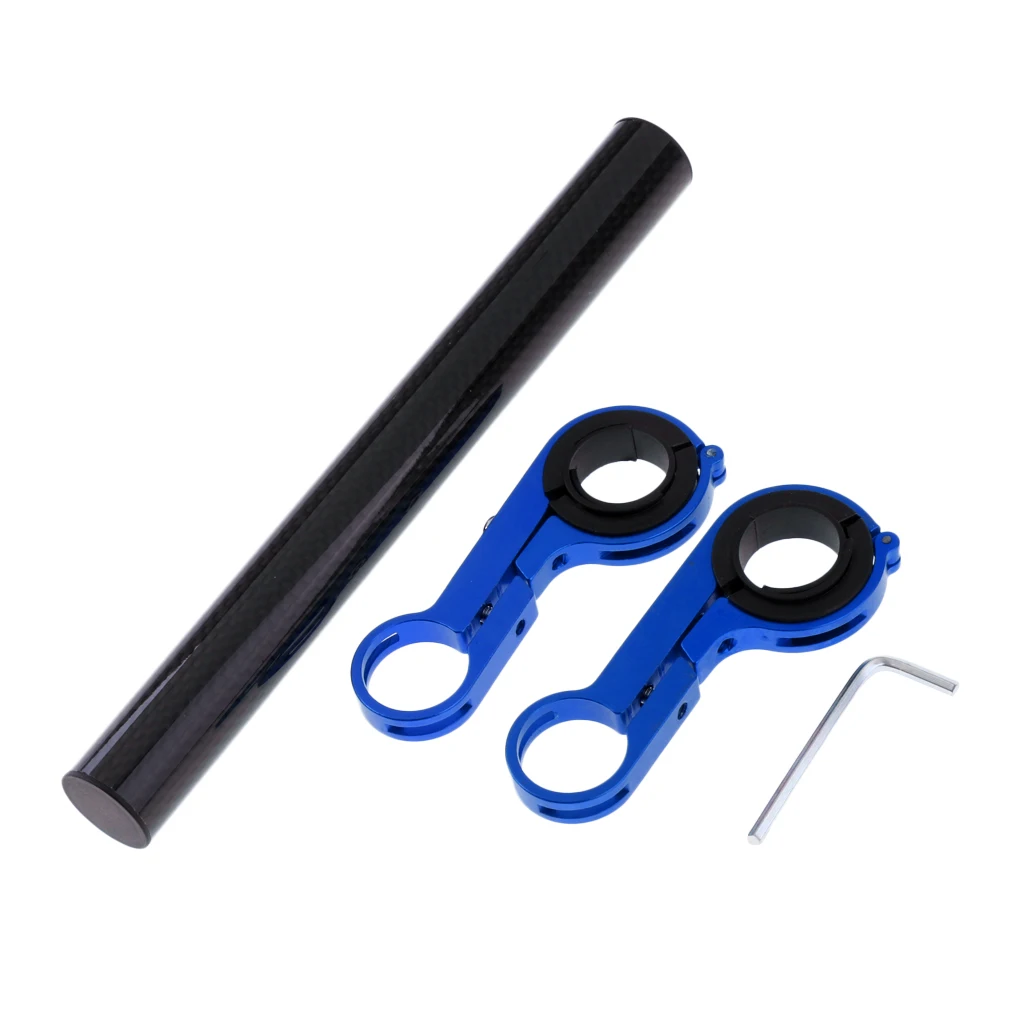 Легкий двойной держатель для руля с шестигранным ключом крепления на велосипеде