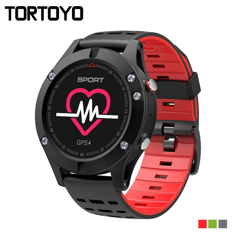 TORTOYO NEW OLED GPS Smart Watch F5 Altimeter Barometer Thermometer Bluetooth IP67 Smartwatch Wearable devices for iOS Android |