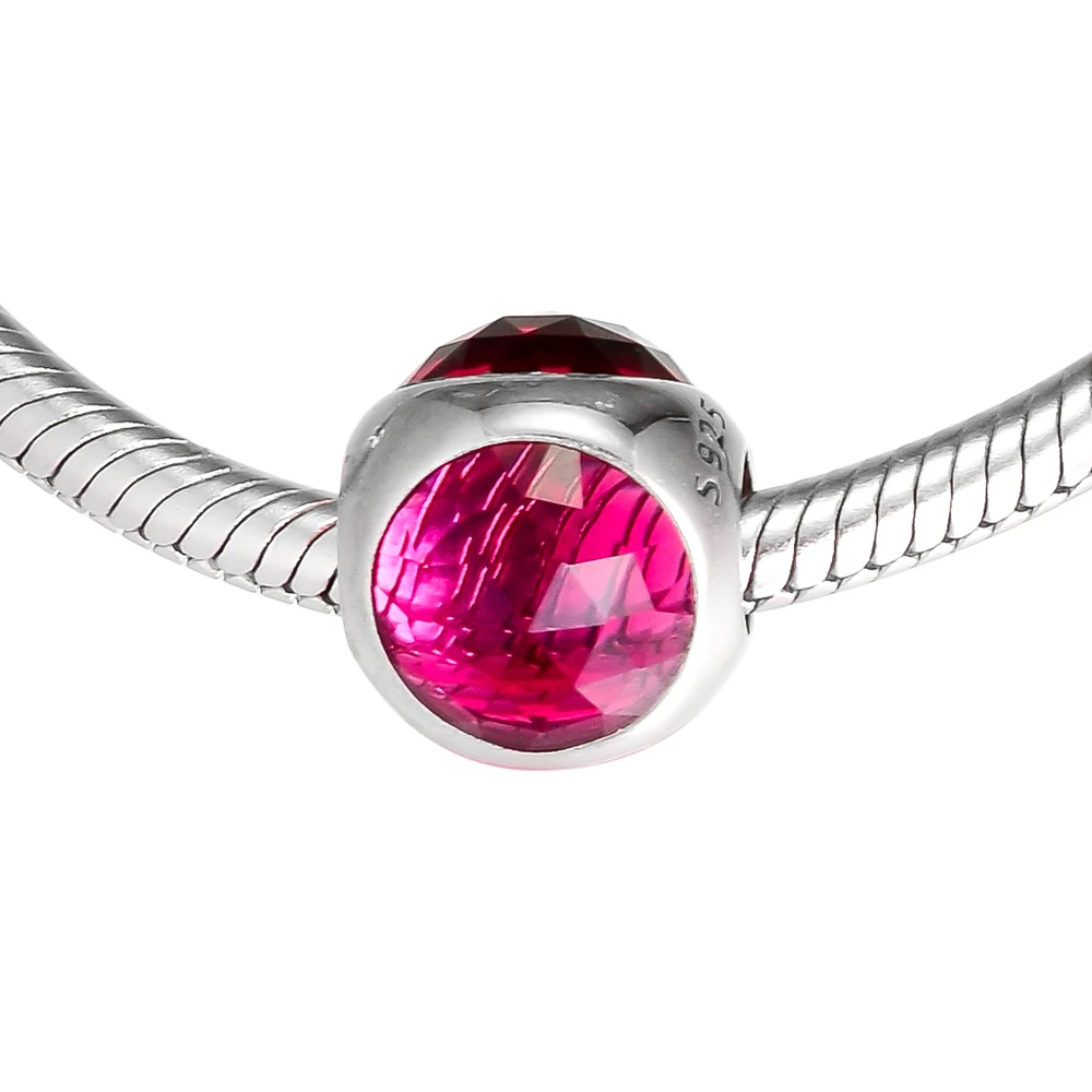 Женский браслет из серебра 925 пробы с искусственными кристаллами | Украшения и