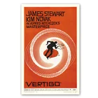 ВИНТАЖНЫЙ ПЛАКАТ, настенный плакат в стиле фильма Вертиго, шелковые художественные принты в стиле ретро Джеймс Стюарт Ким Новак, картина для украшения дома, бара, кафе