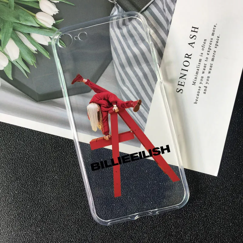 Billie Eilish наклейки dont smile at me мультфильм чехол для телефона для iPhone 11 pro max 7 5S SE 6 6s 8 7 Plus X XR XS MAX Мягкий ТПУ чехол