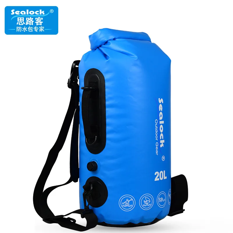 Professional IPX7 Waterproof Large Capacity PVC Ocean Pack Can be life buoy Wading Bag Drifting Package river trecking handbag |